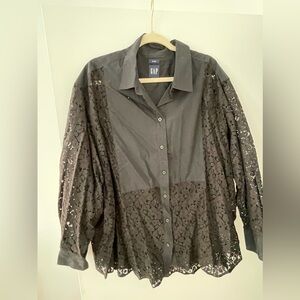 Gap big short lace and tuxedo black size xl